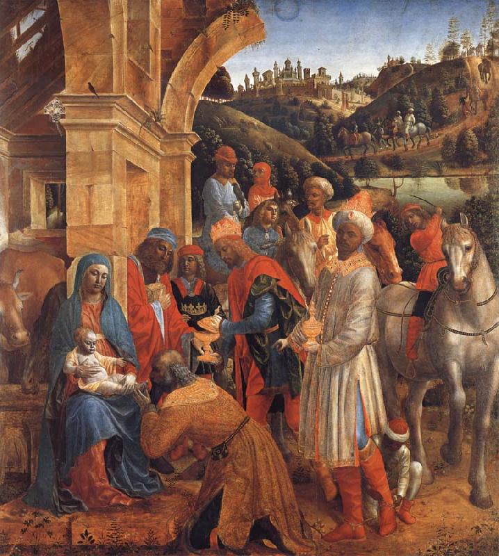 Vincenzo Foppa The Adoration of the Kings oil painting image
